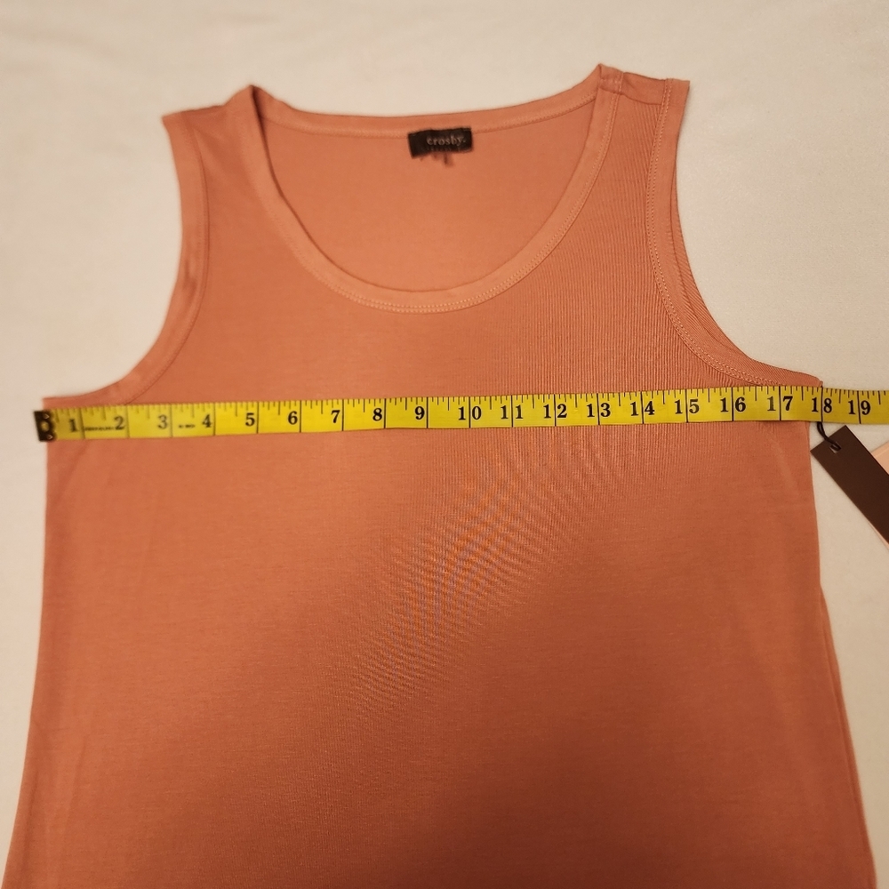 Crosby Dusty Rose Stretch Tank Top - Picture 5 of 9